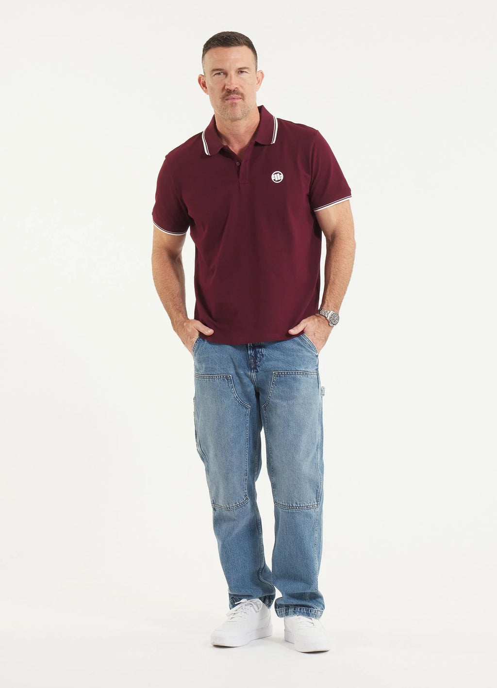 Koszulka Polo Pique STRIPES REGULAR