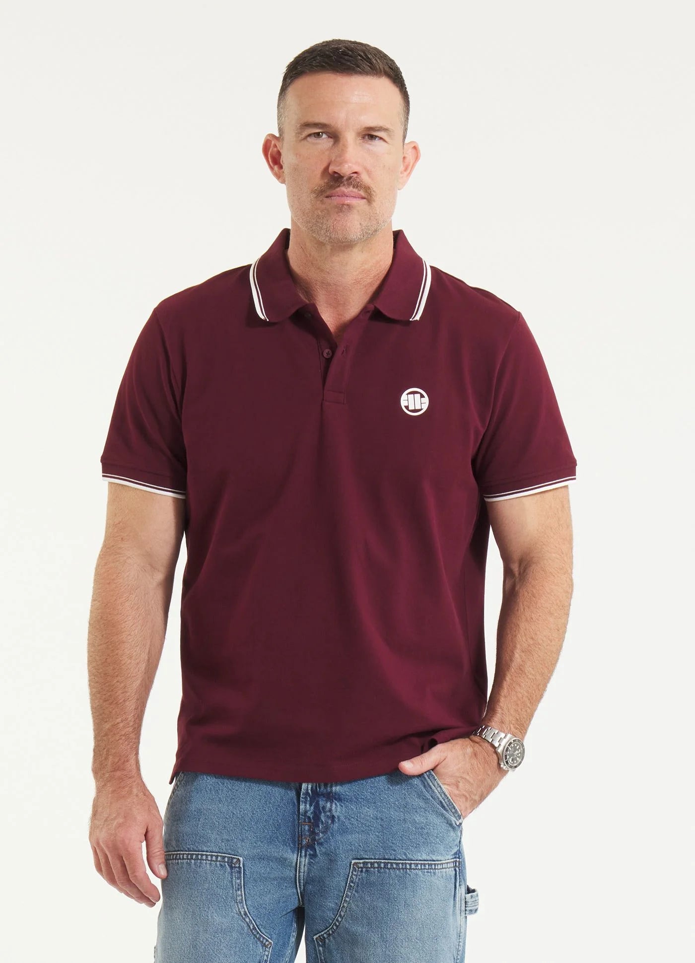 Koszulka Polo Pique STRIPES REGULAR